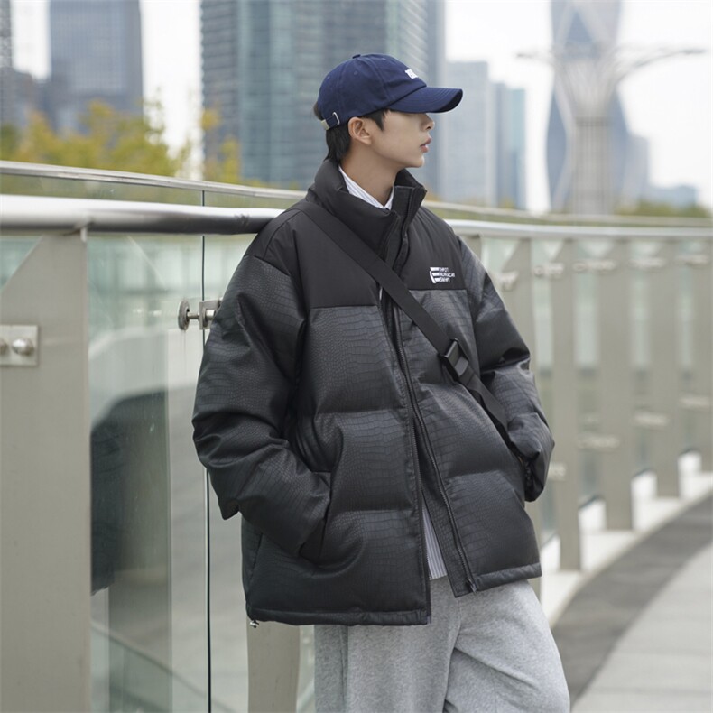 冬季美式复古加厚面包服衣男潮保暖情侣服外套W6522-P105,男装棉衣,星座512-3
