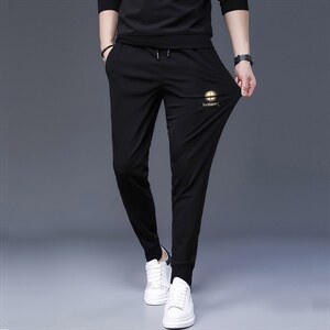 S3076钱塘2020-2秋季新款时尚休闲简约中青年男士长款卫裤P72图片