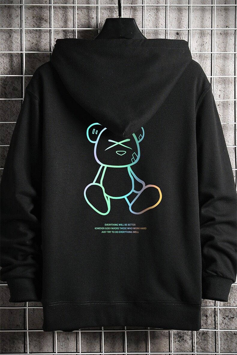 KS21139-P38加绒款-P43连帽开衫卫衣男运动外套大码班服网格,男装卫衣,电商A040A