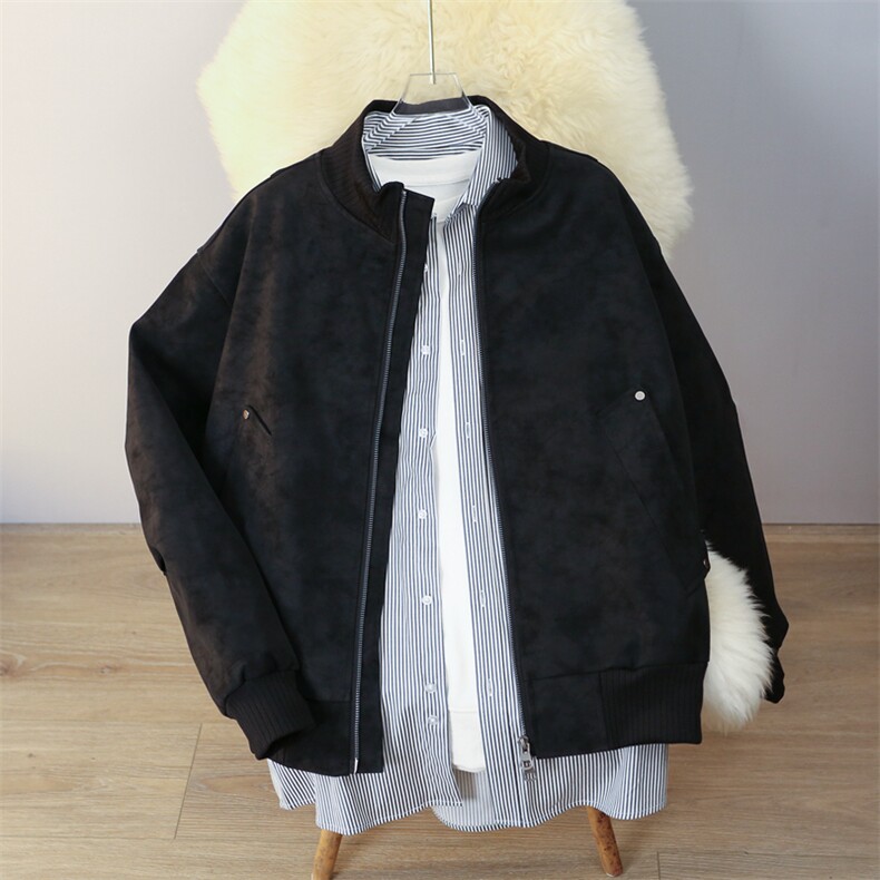 秋冬季男士复古皮衣夹克时尚潮流立领PU皮外套宽松6183-P65，男装皮衣，星座1403A
