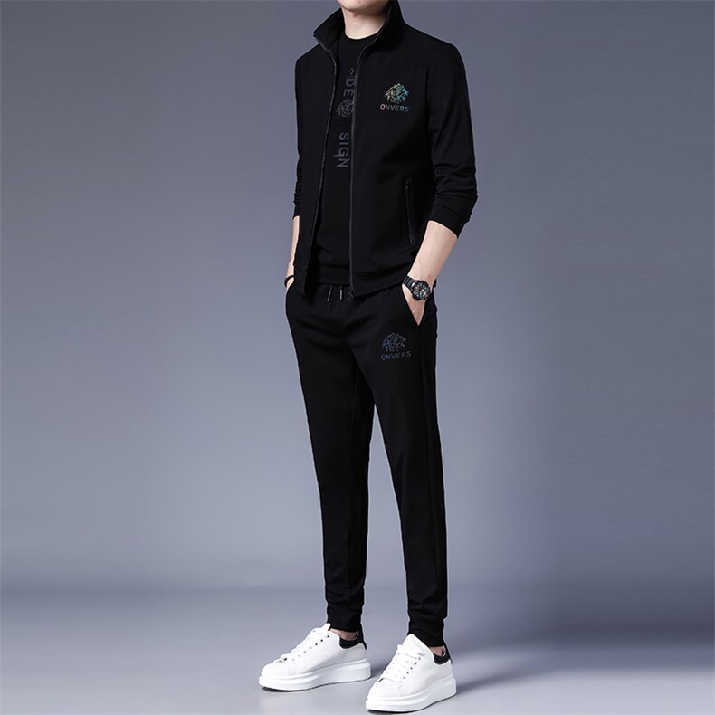 SA8927-3钱塘2020-2时尚休闲简约百搭中青年男士卫衣套装P240,男装休闲套装,钱塘207-2