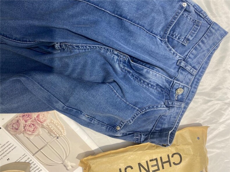 牛仔裤，女装牛仔裤，臣己