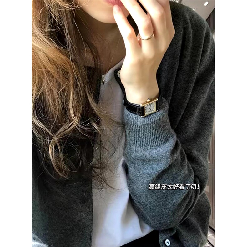 重磅秋冬男女北极绒开衫毛衣美式复古休闲慵懒风单排扣针织衫外套,男装针织衫/毛衣,电商A486-1