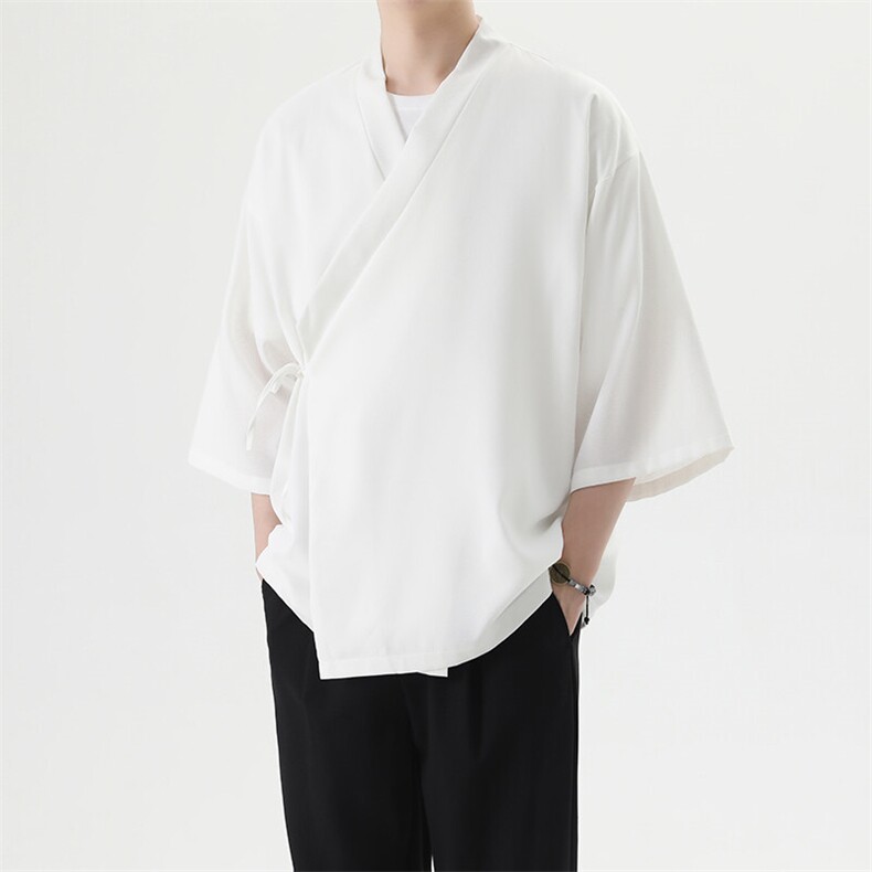 风夏季披风男女情侣宽松日系冰丝防晒服风衣xz815-001p25，男装风衣，星座815（原A203）