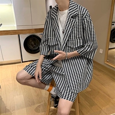 春季潮流休闲时尚短袖套装T729P57，男装休闲套装，星座1116-2