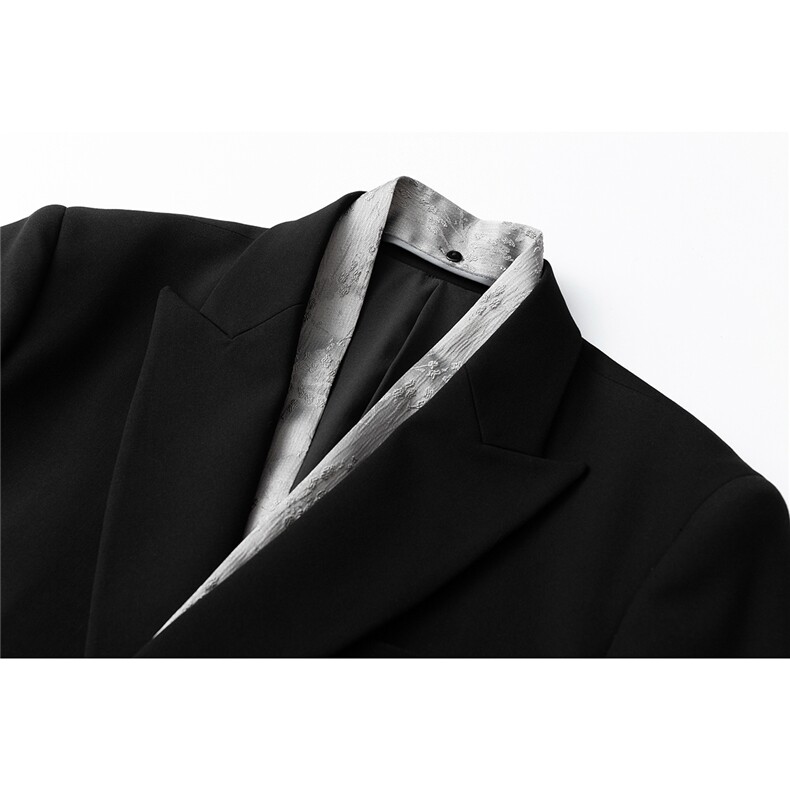 假两件西服M-5XL大码96%聚酯纤维4%氨纶XF78148P95西裤XF78151P45,男装西服,星座226-1