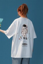 中性夏季青春简约印花情侣百搭圆领短袖T恤T1038P25控38，男装T恤，A247A