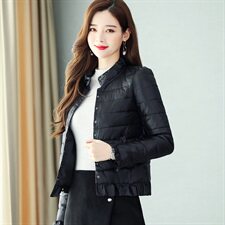 短款个性减龄百搭潮流舒适优雅气质常规羽绒服，女装羽绒服，布衣桑