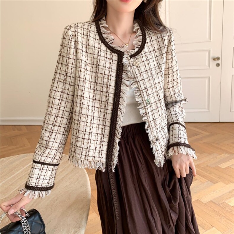 韩版时尚甜美淑女可爱拉毛外套，其它，荷塘月色