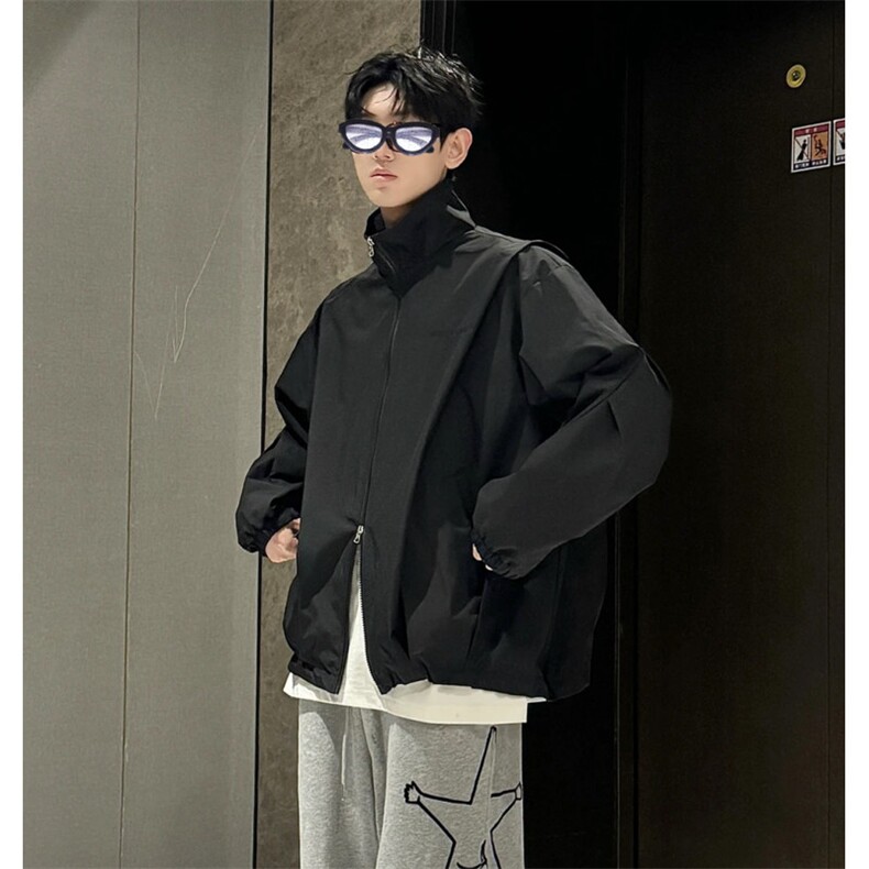 现货网图慎用仅供展示抖音HN立领夹克防水外套冲锋衣J3061-P60,男装夹克,星座1213