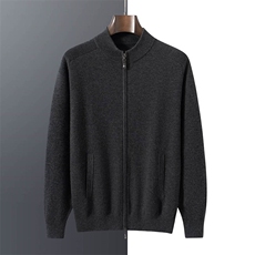 2025年秋季长袖青春流行时尚百搭通勤简约休闲，男装羊绒开衫，曼云男装羊绒