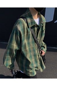 2025春季格子长袖衬衫 F6603特P35控58图片