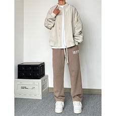 港风水洗大码休闲裤直筒裤卫裤拖地裤A014-DY23315-P65控88，男装休闲裤，电商A014