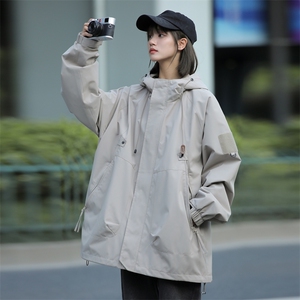连帽冲锋衣夹克男女同款上衣外套A406 JK190  特P85图片