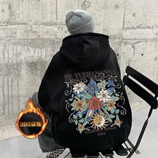 抖音供货、复合重磅加绒现货连帽卫衣宽松D223A-JR-WY2379-特P40，男装卫衣，电商019-1