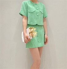 【现货】小香风套装，女装职业装，ONE(2F)