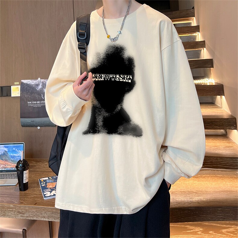 抖音得物供货量大从优可提供视频美式长袖T恤CT846特P25,男装T恤,电商A486-1