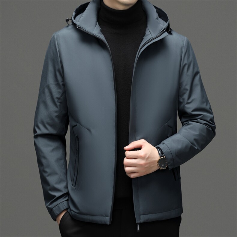 羽绒服男士新款秋冬季宽松休闲中青年保暖连帽外套FF2299-P190,男装羽绒服,星座1105-3