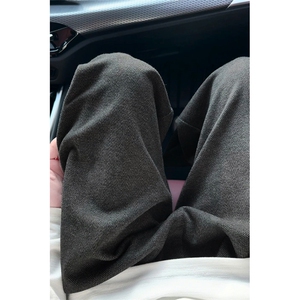 重磅420g呢料美式高街人字纹男宽松阔腿裤休闲裤K24078-特P40控78图片