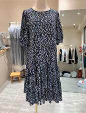 韩版小碎花连衣裙，女装连衣裙，伊可儿