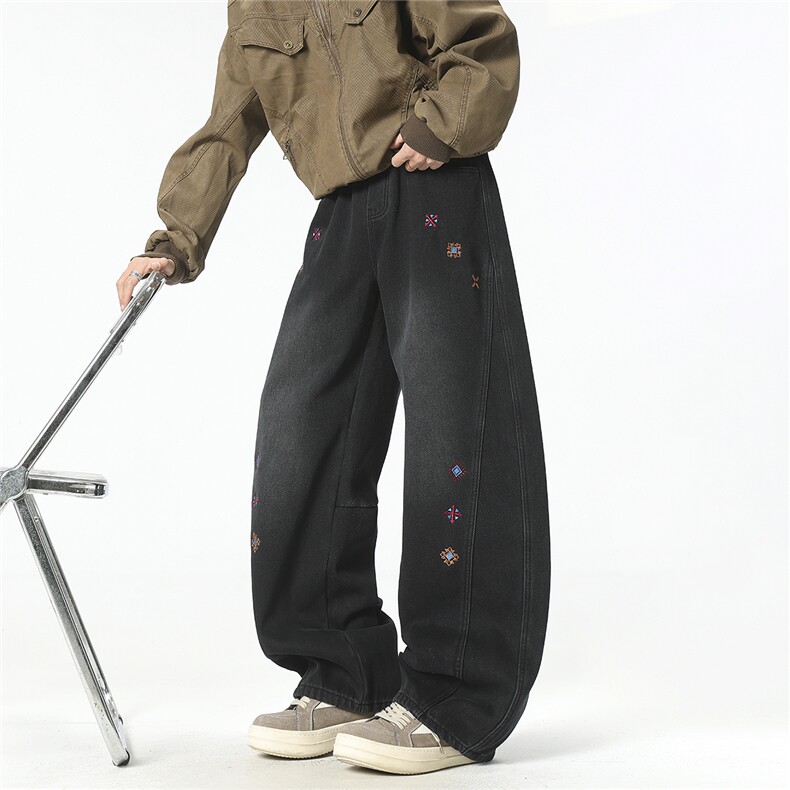 2026春装弯刀裤牛仔裤D309B-K226-P55，男装牛仔裤，电商D309B