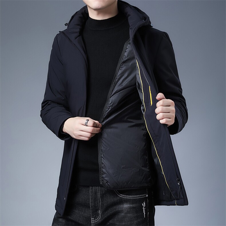 AN9155钱塘2020-3秋冬中年男士商务休闲保暖连帽羽绒服外套P225,男装羽绒服,钱塘207-3