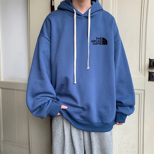纯棉连帽卫衣男大码运动帽衫宽松薄WY2232-P35加绒款-P40图片