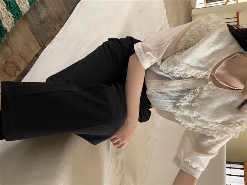 【onetwo】设计师款双层领上衣,女装其它,one&two