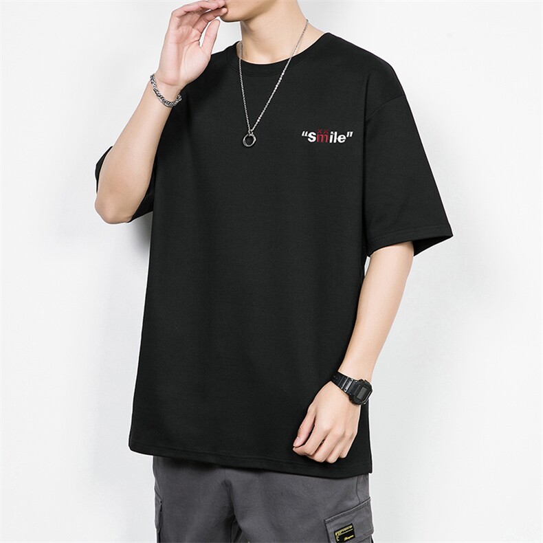 23年夏季短袖t恤男260克品质短袖t恤男A210-A1518-P40图片