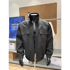 美式复古猎装夹克男三防水冲锋衣cleanfit短款工装外套立领骑兵服，男装夹克，星座603-2