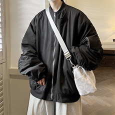 飞行员夹克男解构设计棒球领短外套男CP24-P70，男装夹克，电商B371
