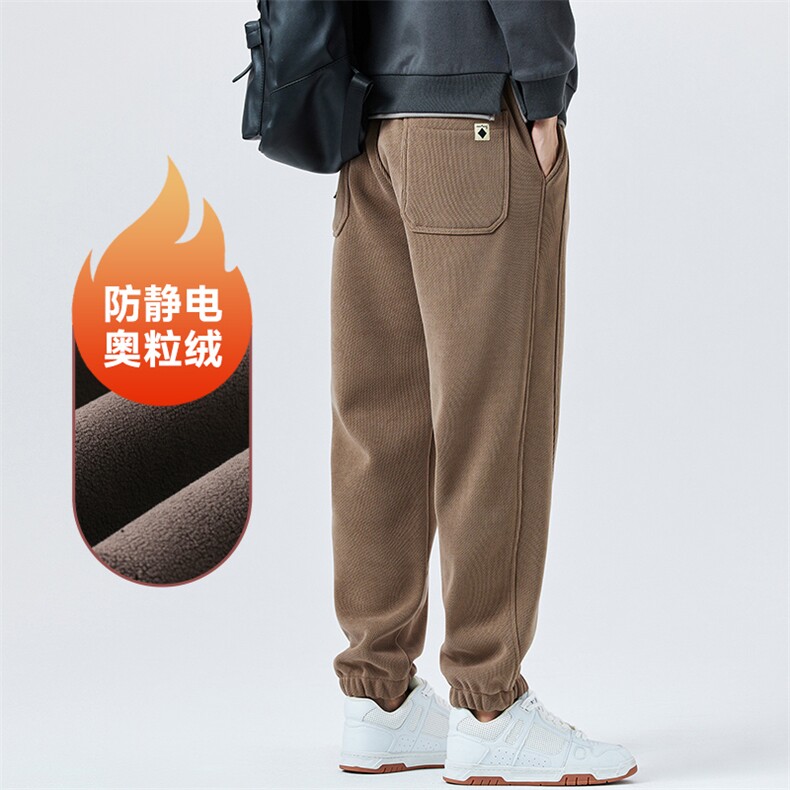 A178-1DY538AP85奥粒绒秋冬季美式休闲卫裤,男装休闲裤,电商A178-1