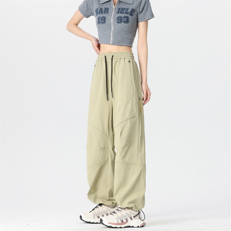 GENIOLAMODE美式户外机能风工装冲锋裤男士秋季新款宽松直筒休闲图片