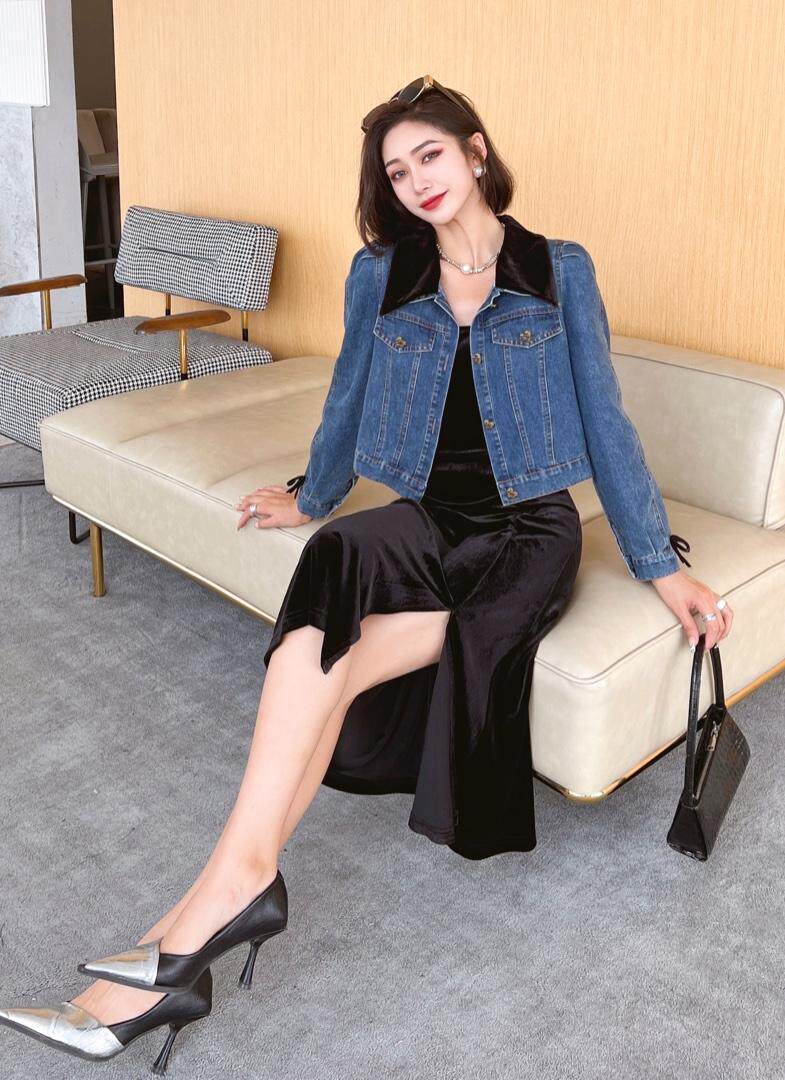 2022秋装牛仔两件套，其它，贻思茗