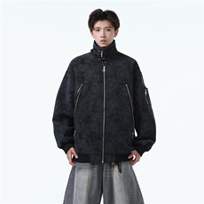PY2503/P95秋装新款宽松皮衣皮夹克男休闲百搭潮流痞帅上衣外套，男装皮衣，电商B210
