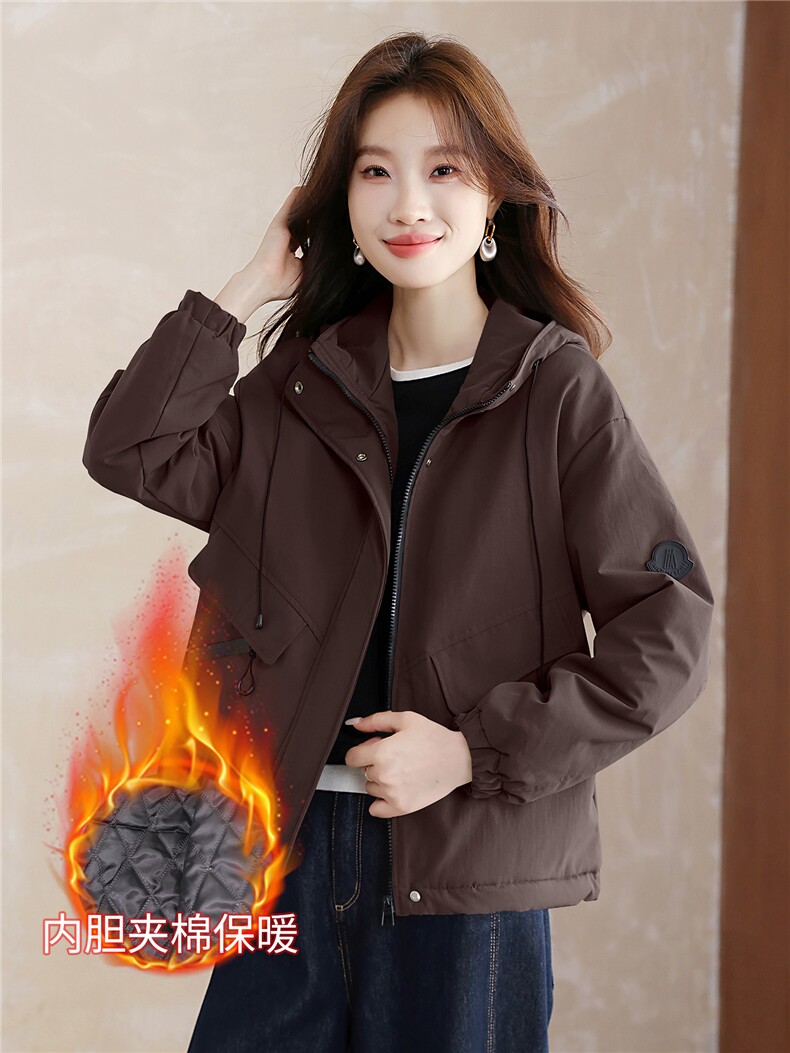 现货！现货！2025冬季新款夹棉加厚棉衣棉服女,女装棉衣/棉服,以桐