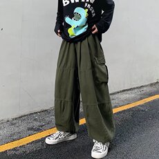 工装裤男春新款青少年时尚纯棉口袋休闲裤A376P35，男装休闲裤，星座1116-2