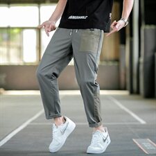 2020电商B247秋冬新款休闲舒适透气潮流男百搭日常小脚裤3350-P55，男装休闲裤，电商B247