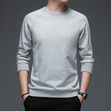 FL-D07男式2023春季新款长袖T恤男休闲男装卫衣P60图片