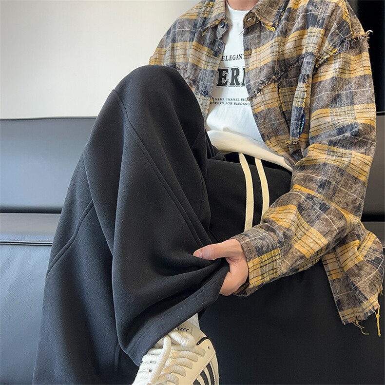 弯刀卫裤宽松直筒香蕉休闲运动裤A487特P43控68,男装休闲裤,电商A309