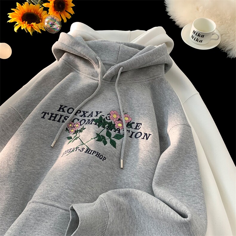 秋冬重磅450克连帽卫衣刺绣男 B208-WY3606-P65控98图片