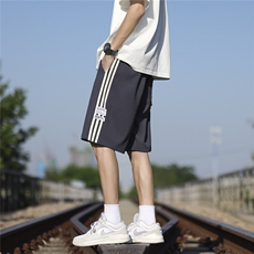 2025夏季三条杠短裤美式潮流宽松百搭无五分短裤*CK10*P28控58，男装休闲裤，星座511-1