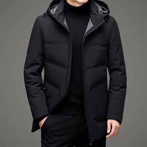 BAMJ-6812钱塘2020-2冬季厚款商务休闲简约中年男士羽绒服P235图片