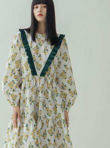 2012X3056柠檬精连衣裙，女装连衣裙，parfum labo