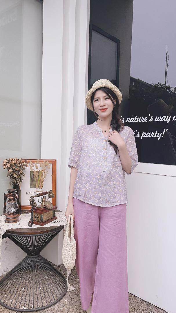 纯苎连衣裙小衫裤子裙子衬衣 时尚风 风淑女风休闲风，女装连衣裙，川哲