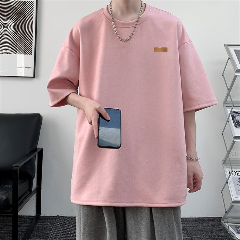 麂皮绒短袖t恤男大码半袖男JD82293-P25,男装T恤,电商A040