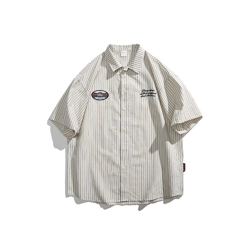 2025夏季新款原创潮牌日系男装衬衫A101CS312，男装衬衫，电商A101（原外27）