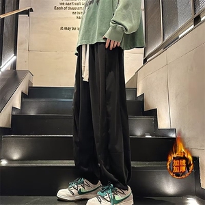 男秋季新款港风休闲裤米妮绒SK08P40加绒图片