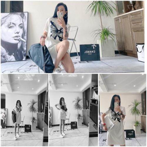 蝴蝶裙，女装，浪里个浪