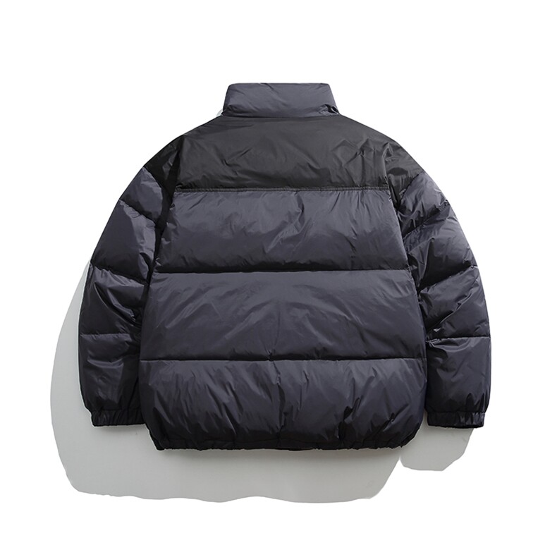 2026冬季新款男日系潮牌立领拼色白鸭绒羽绒服加厚外套YR10-F219,男装羽绒服,电商A101（原外27）